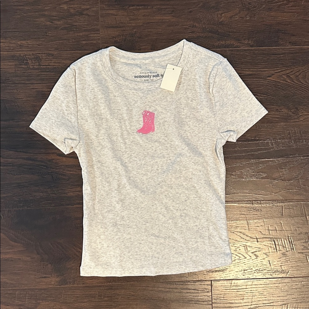BRAND NEW cowgirl embroidered baby tee🤠